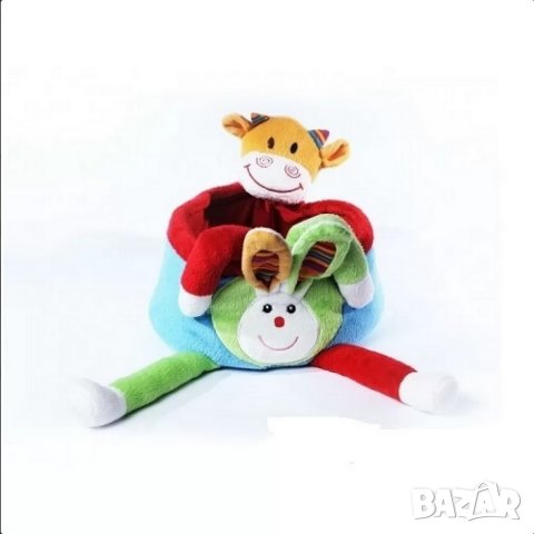 Детски панер с кравичка и зайче, снимка 1