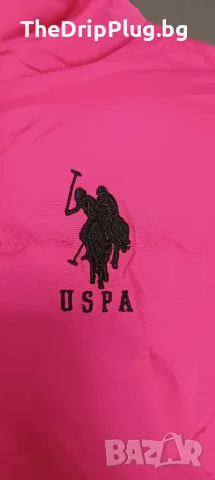 U.S.Polo assn дамски шушляков елек розов размер М , снимка 2 - Елеци - 56200786