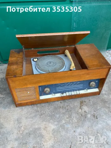 Ретро радио с грамофон Акорд 102, снимка 3 - Грамофони - 49749932