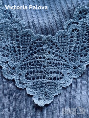 Скъпа нежна блуза меринос и коприна  Швейцария, снимка 13 - Блузи с дълъг ръкав и пуловери - 42507685