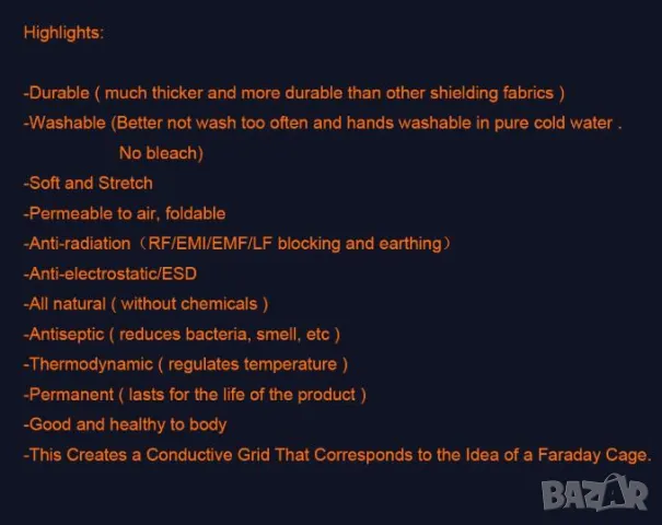 Боксерки Антибактериално Бельо с Подплата от Сребърни Нишки EMI RF 5G BT EMF Анти Радиационна Защита, снимка 10 - Други - 49905447