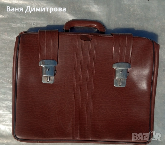 Кожена чанта Чанта за документи , снимка 4 - Чанти - 51728106