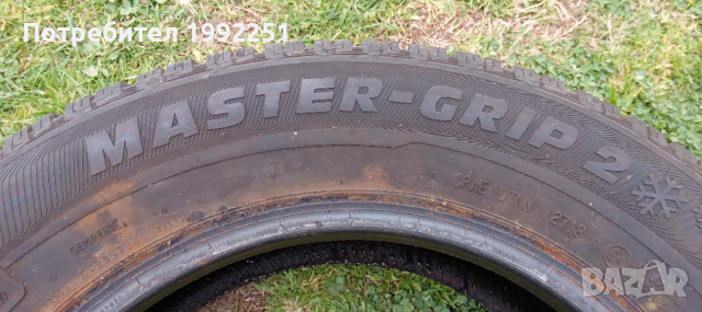 2бр зимни гуми 195/65R15. Semperit MastetGrip2. DOT2718. 5mm дълбочина на шарката. Цената е за 2бр. , снимка 3 - Гуми и джанти - 36312465