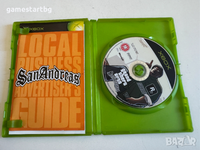  Grand Theft Auto San Andreas за Xbox classic/Xbox original, снимка 3 - Игри за Xbox - 53699985