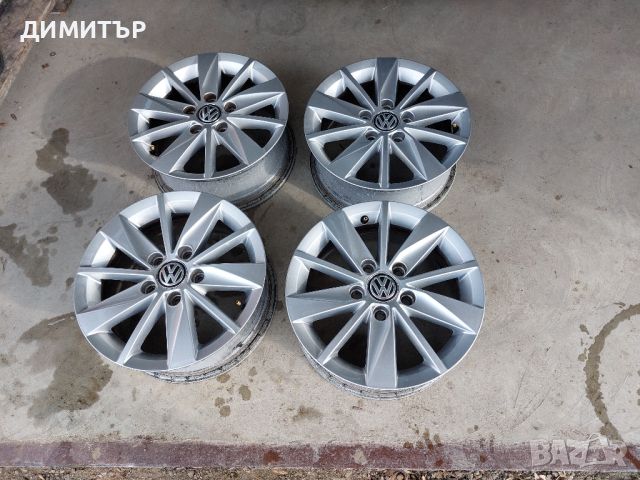 4 бр.джанти за VW  15-ки:5х112:6J15 ET43 за Golf 5,6,7 gaddy Passat 