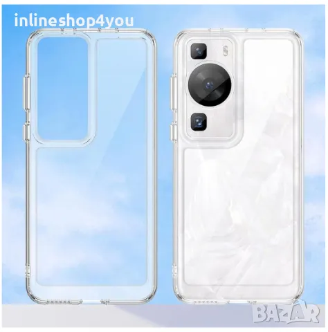 Прозрачен Кейс SPACE CASE за Huawei P60 Pro, снимка 4 - Калъфи, кейсове - 48852208