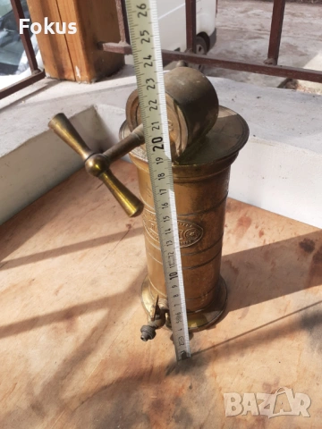 Стар медицински уред 19 век антика бронз месинг маркировки, снимка 7 - Антикварни и старинни предмети - 53685923