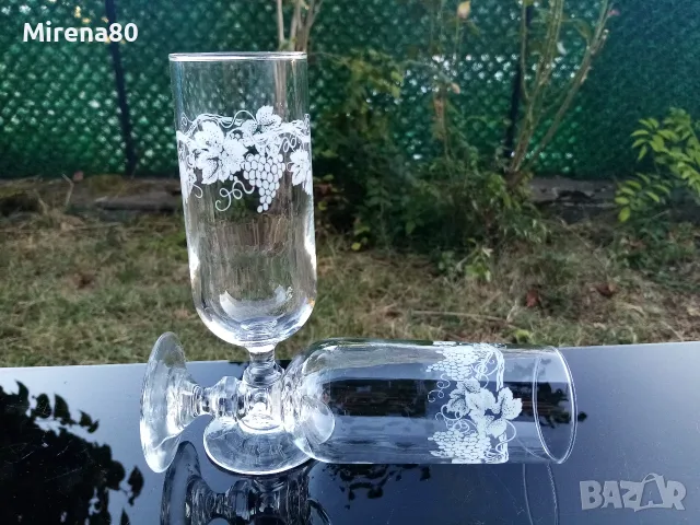 Ретро чаши за вино - 4 бр., снимка 6 - Чаши - 56340670