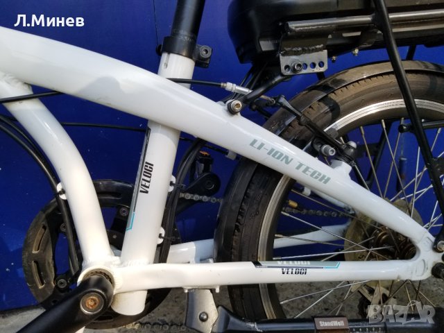 Електрически велосипед 20" сгъваем, снимка 8 - Велосипеди - 41866256