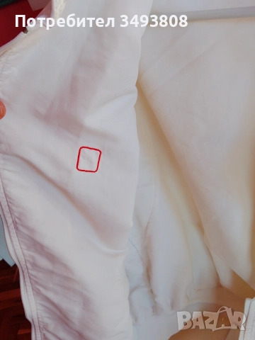 Стилно бяло дамско яке, снимка 3 - Якета - 51787872