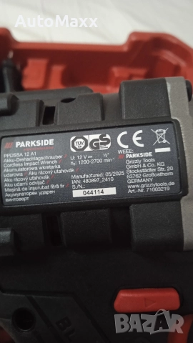 Гайковерт 12V Parkside Performance, снимка 3 - Винтоверти - 52886436