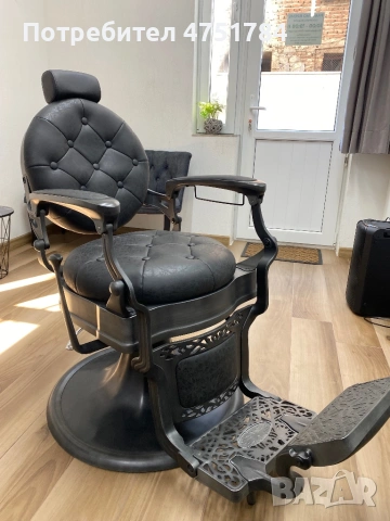 Бръснарски стол, снимка 6 - Бръснарски столове - 53668284