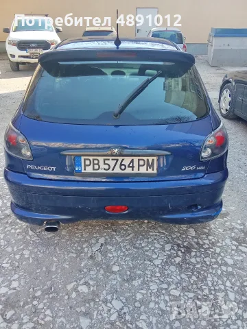 Пежо 206 2.0hdi, снимка 2 - Автомобили и джипове - 56075971