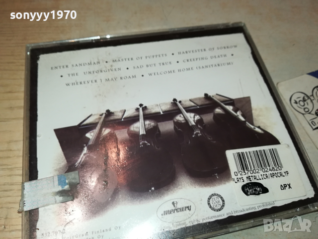 APOCALIYPTICA CD-ВНОС GERMANY 1603241710, снимка 12 - CD дискове - 44794599