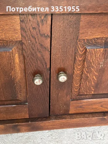 Старинен Бюфет-Шкаф от Орех, снимка 7 - Антикварни и старинни предмети - 49866867