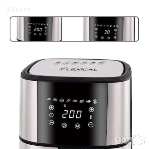 Фритюрник за пържене без мазнина/ AirFryer , снимка 5 - Фритюрници - 52430596