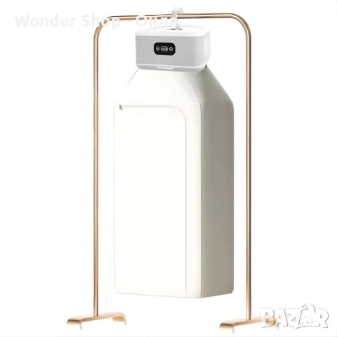 Преносима електрическа сушилня за дрехи – компактна, сгъваема, с таймер и 3D циркулация, снимка 3 - Ютии - 52061209