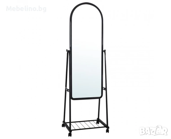 Огледало Роланд Смол - черно, снимка 1