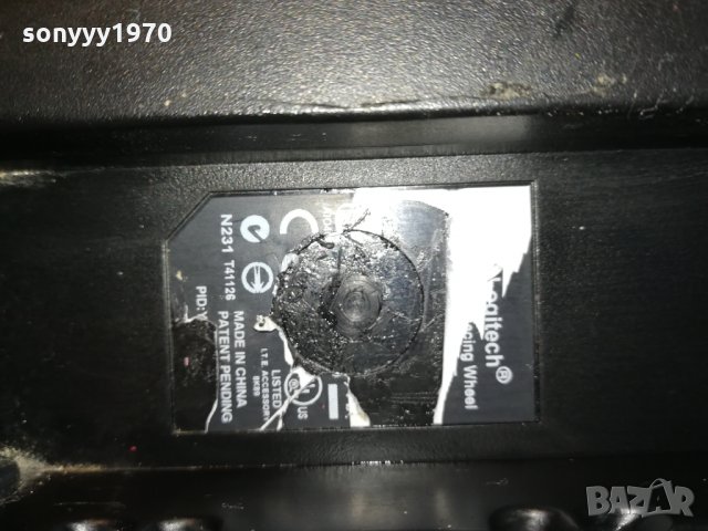 LOGITECH-ПЕДАЛИ И ВОЛАН 1102220933, снимка 14 - Аксесоари - 35749152