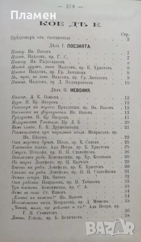 Лъчите на поезията : Стихотворенъ сборникъ /1901/, снимка 2 - Антикварни и старинни предмети - 47717381