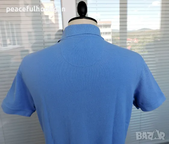 Barbour Mens Blue Cacual Polo Shirt - страхотна маркова тениска с яка размер M , снимка 12 - Тениски - 49345075