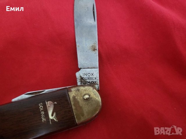 Колекционерски сгъваем нож Solingen , снимка 3 - Колекции - 41697809