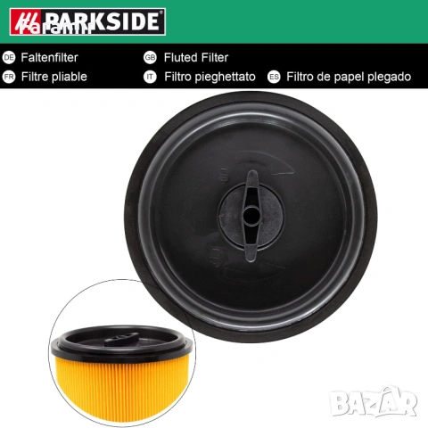 Хепа филтър Smart Pulse за прахосмукачка Parkside Wet-Dry PNTS 1250, 1300, 1400, 1500 A1, B1, B2, B3, снимка 3 - Други стоки за дома - 53293178