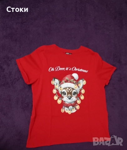 Дамски коледни тениски 