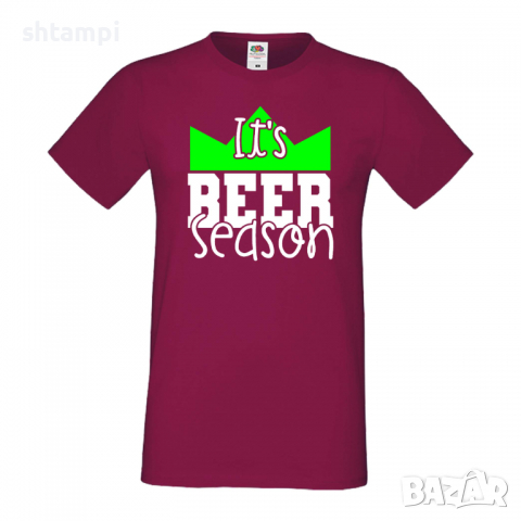 Мъжка тениска It's Beer Season 2,Бира,Бирфест,Beerfest,Подарък,Изненада,Рожден Ден, снимка 11 - Тениски - 36378343