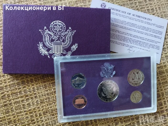СЕТ С ПЕТ ❗️PROOF❗️МОНЕТИ - САЩ 1993 ГОДИНА , снимка 2 - Нумизматика и бонистика - 56040660