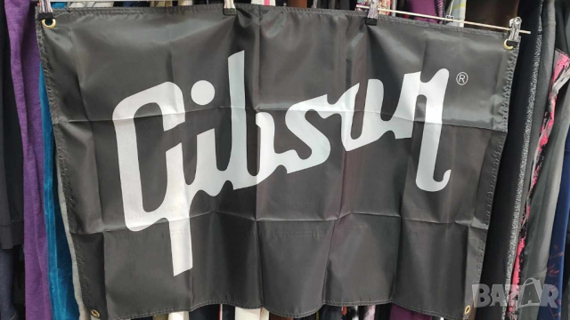 Gibson Flag и интериорен транспарант