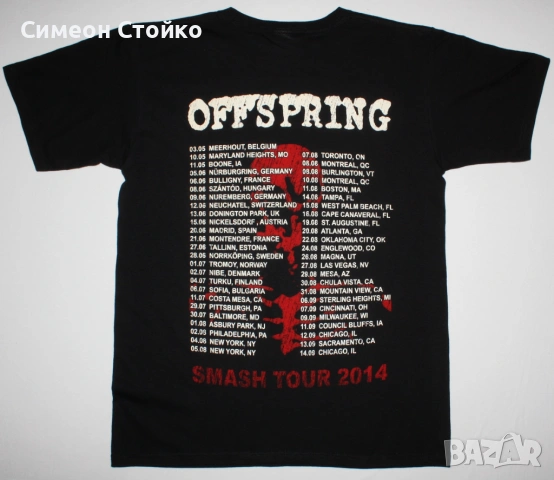 Тениска на Offspring, снимка 2 - Тениски - 53497198