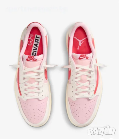 Дамски кецове Nike AIR Jordan 1 Retro Low OG SP Travis Scott, снимка 5 - Кецове - 55942230
