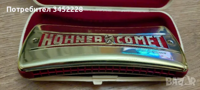 Хармоника HOHNER Comet Германия за ценители отлична , снимка 9 - Духови инструменти - 50246311