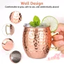 Нови медни чаши с дръжки, 100% чист мед, Moscow Mule, 2 броя чаши в цената, снимка 8