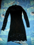 Черна рокля с дантела H&M , снимка 1 - Рокли - 44536054