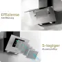 Наклонен стенен абсорбатор CIARRA CBCB6736C, 60см, 370m³/h, Клас A++, функция за рециркулация , снимка 9