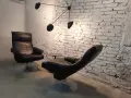 Чифт кожени шведски релакс кресла, снимка 18