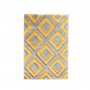 Красив килим в сиво и жълто, снимка 1 - Килими - 36251600