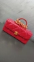 Channel нова малка чанта червена, снимка 9