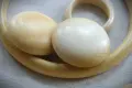 Дамски комплект от слонова кост, снимка 3