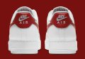 оригинални маратонки Nike Air Force 1 '07 White Team Red  AF1  номер 44,5-45, снимка 4