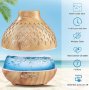 Junlic Aroma Diffuser 400 ml, ултразвуков овлажнител с осветление, снимка 8