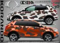 SsangYong Korando SK-SJV3-SY-KO Кaмуфлаж Офроуд Джип Пикап Лодка Camouflage Off-Road стикери, снимка 1