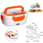 Електрическа кутия за храна с две прегради. Съхранете своя обяд свеж, топъл и вкусен. Лесно почиства, снимка 12