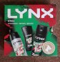 Нов Подаръчен комплект дезодоранти LYNX Africa Trio Душ за тяло, спрей