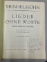 Нотна литература - Mendelssohn - Lieder ohne Worte - Songs without Words, снимка 2