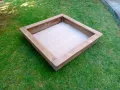 Пясъчник кафяв-110х110х21см.,без дъно., снимка 3