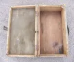 Оригинал Български Военни Дървени КУФАРИ 59x39/33x19/20 см БНА Сандъци с Дръжка и Заключалка БАРТЕР, снимка 3