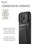 Кожен калъф Mujjo Wallet за iPhone 17 Pro с MagSafe, черен, снимка 4